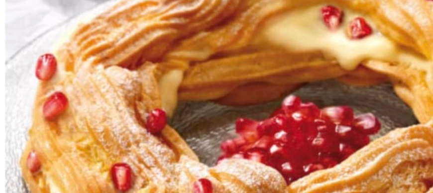 Postre de año nuevo con granada