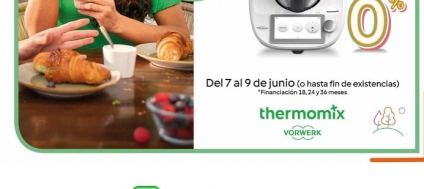 Thermomix con descuento y 0% de interes