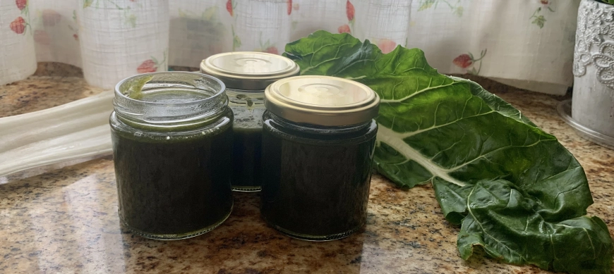 Mermelada de acelgas y vainilla