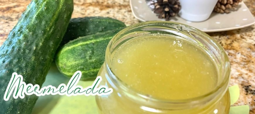 Mermelada de pepino a la vainilla