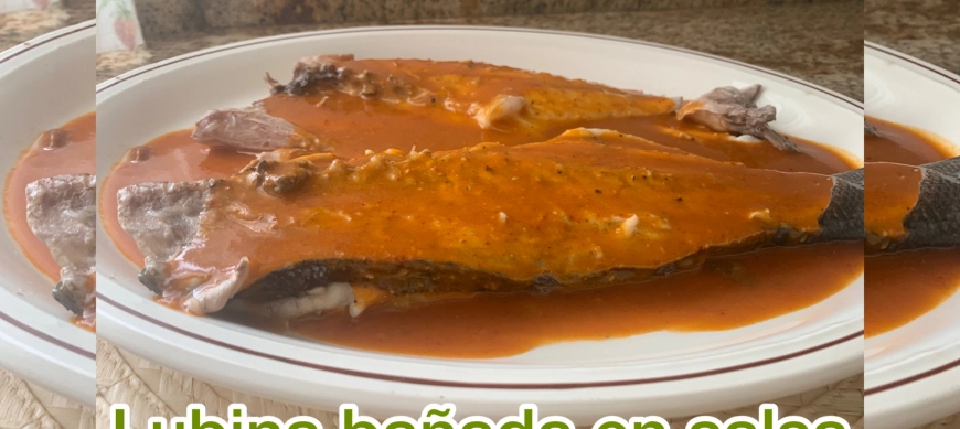 Lubina en salsa de Salmorreta