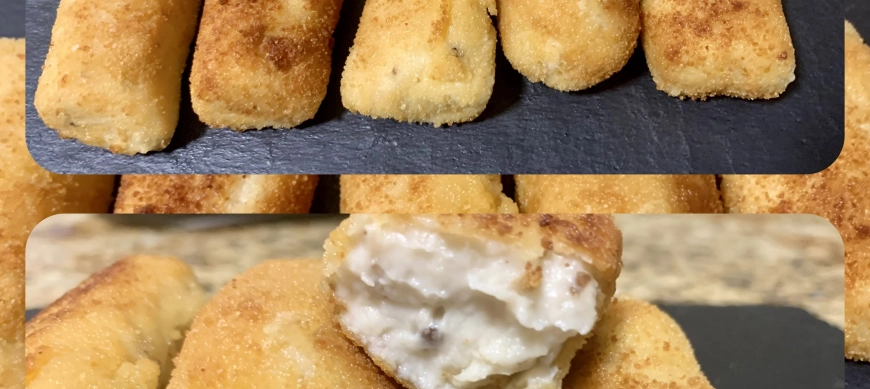 Croquetas de otoño con boletus