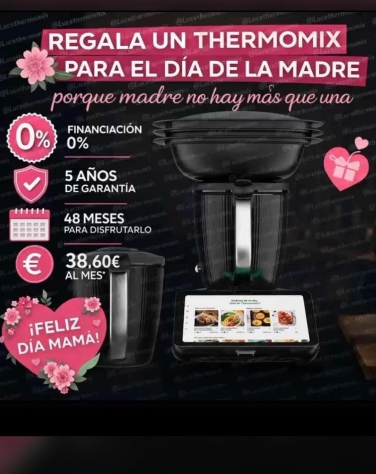 THERMOMIX. DÍA DE LA MADRE
