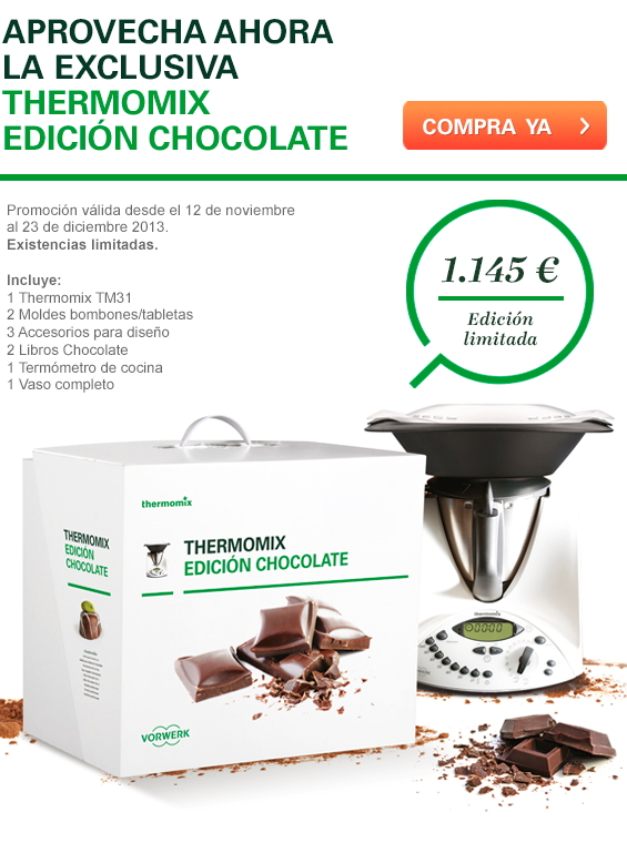 Aprovecha la exclusiva Thermomix® Edición Chocolate